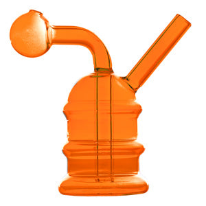 O.B. Water Pipe 3 Rings 2109a 4.0" Orange