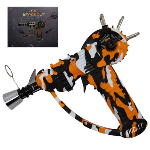 Thicket Spaceout Lighter Ray Gun Torch 7.0" x 8.0" Orange Camo