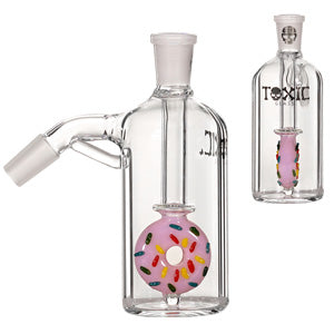 Toxic Ash Catcher 6126 6" 45 Degree Pink