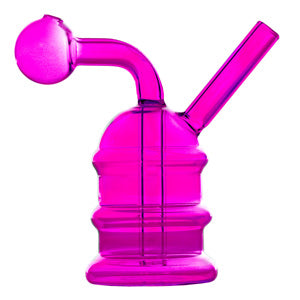 O.B. Water Pipe 3 Rings 2109a 4.0" Pink
