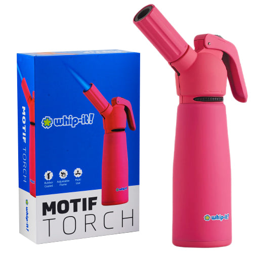 Whip-It Lighter Torch Motif 7.5" Pink