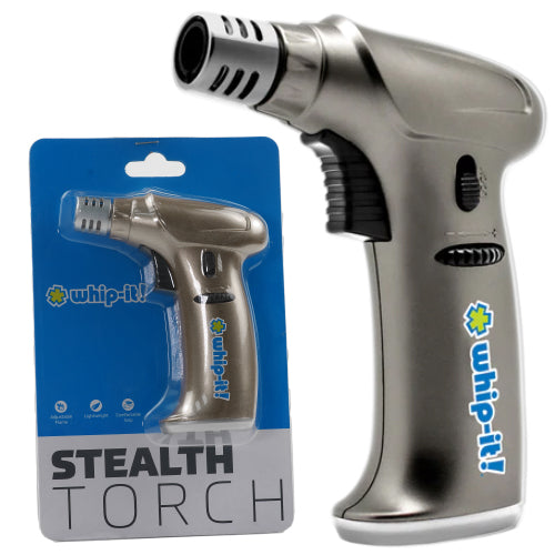 Whip-It Lighter Stealth Torch 5.0" Platinum