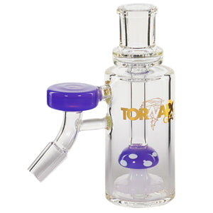 Tornado Glass Ash Catcher Mushroom 6273 5" 45 Degree Purple