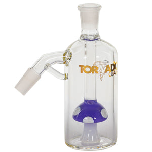 Tornado Glass Ash Catcher Mushroom 6275 5.5" Purple