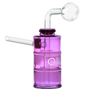 O.B. Water Pipe Oil Barrel 1531a 6.0" Purple