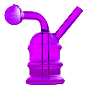 O.B. Water Pipe 3 Rings 2109a 4.0" Purple