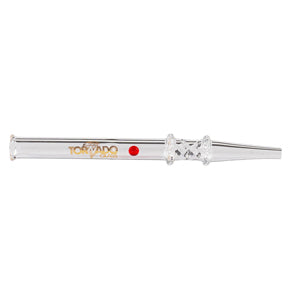 Tornado Glass Nectar Collector Ball - Honey Straw 6" Red