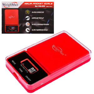 WeighMax Scales NJ-100 0.01 g. Red