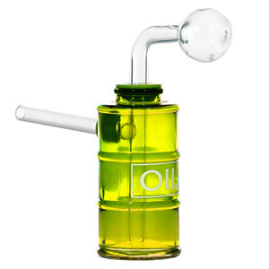 O.B. Water Pipe Oil Barrel 1531a 6.0" Yellow