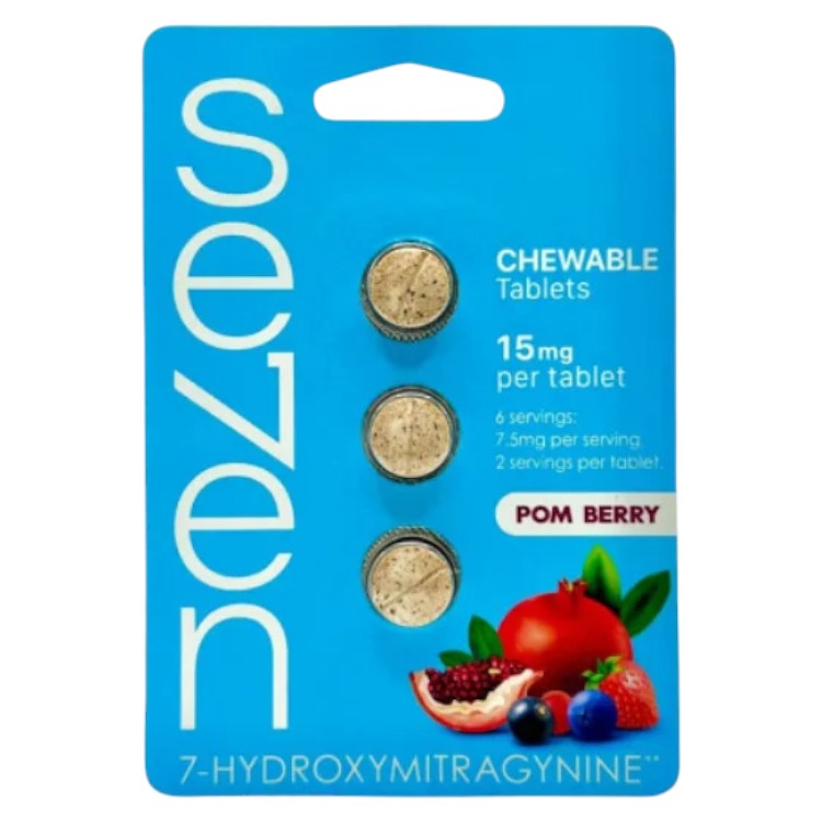 Krave Tablets & Caplets Seven 7-hydroxy 3-Per Pack Pom Berry