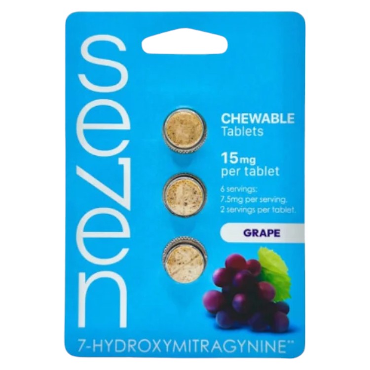 Krave Tablets & Caplets Seven 7-hydroxy 3-Per Pack Grape