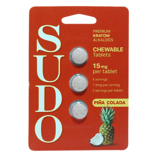 Krave Tablets & Caplets Sudo Kratom Alkaloids Pina Colada