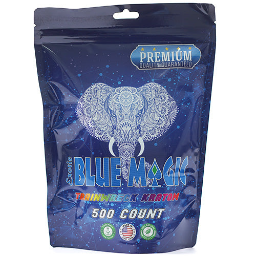 Blue Magic Tablets & Caplets Kratom 500ct Trainwreck