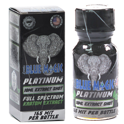 Blue Magic Extracts & Drinks Kratom 10 ML Full Spectrum Extract Shot Platinum