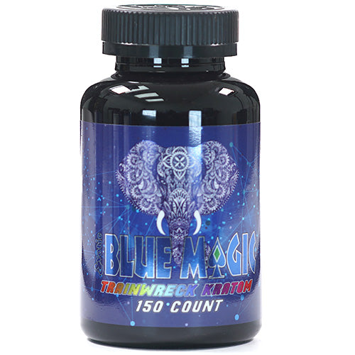 Blue Magic Tablets & Caplets Kratom 150ct Trainwreck