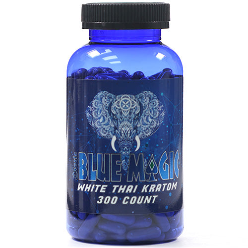 Blue Magic Tablets & Caplets Kratom 300ct White Thai