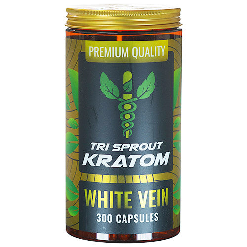 Tri Spout Tablets & Caplets Kratom 300ct White Vein