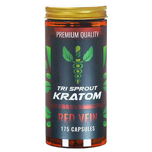 Tri Spout Tablets & Caplets Kratom 175ct Red Vein