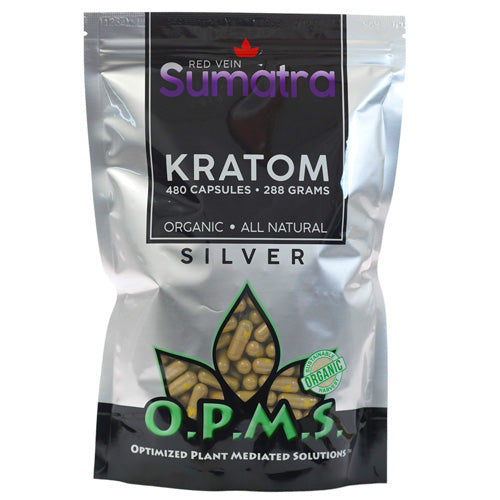 OPMS Tablets & Caplets Kratom 480ct - 288gr Red Vein Sumatra