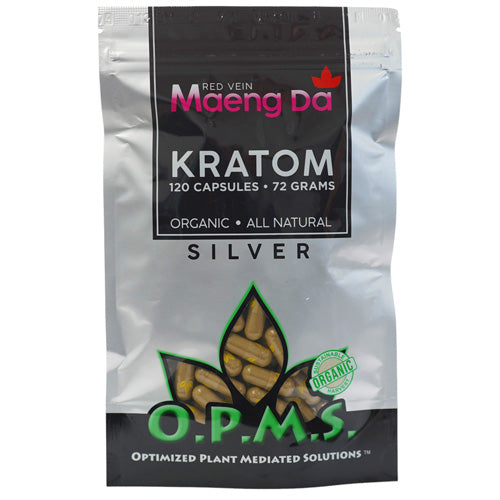 OPMS Tablets & Caplets Kratom 120ct - 72gr Red Vein Maeng Da
