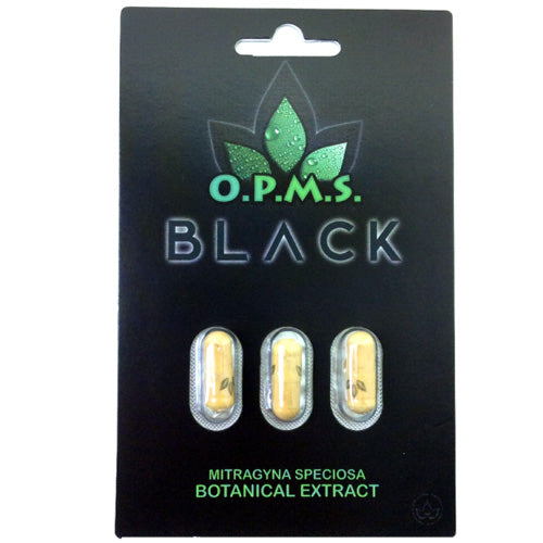 OPMS Tablets & Caplets Extract Capsules 3-Pack Black