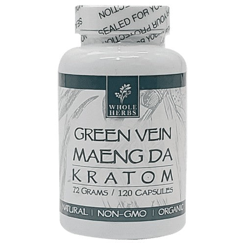 Whole Herbs Tablets & Caplets Kratom 120ct Green Vien Maeng Da