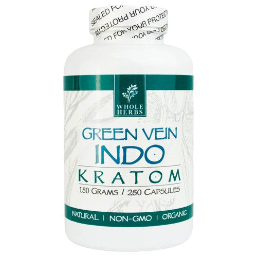 Whole Herbs Tablets & Caplets Kratom 250ct Green Vien Indo