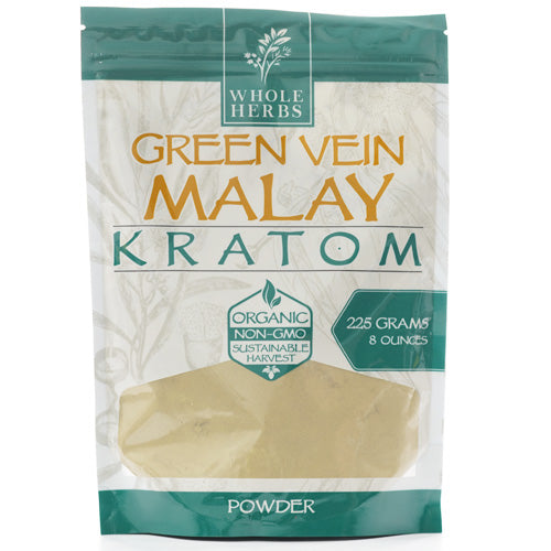 Whole Herbs Powders Kratom 225gr 8.0oz Green Vien Malay