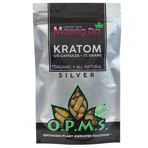 OPMS Tablets & Caplets Kratom 120ct - 72gr Green Vein Maeng Da