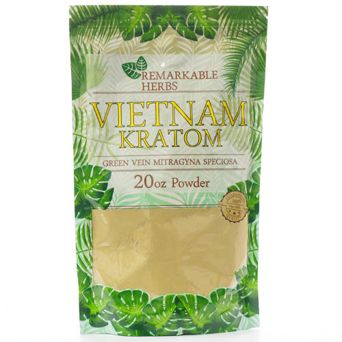 Remarkable Herbs Powders Kratom 20oz Vietnam Green