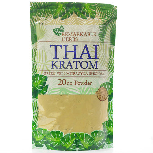 Remarkable Herbs Powders Kratom 20oz Thai Green