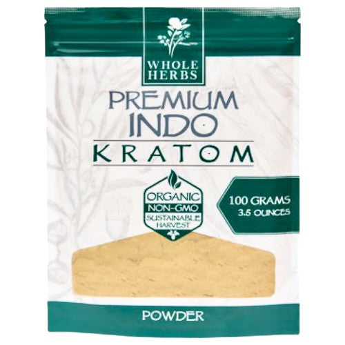 Whole Herbs Powders Kratom 100gr 3.5oz Green Vien Indo