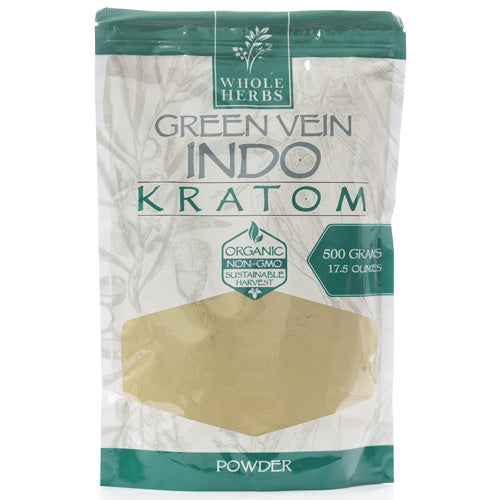 Whole Herbs Powders Kratom 500gr 17oz Green Vien Indo