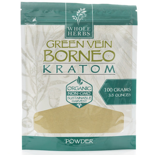 Whole Herbs Powders Kratom 100gr 3.5oz Green Vien Borneo