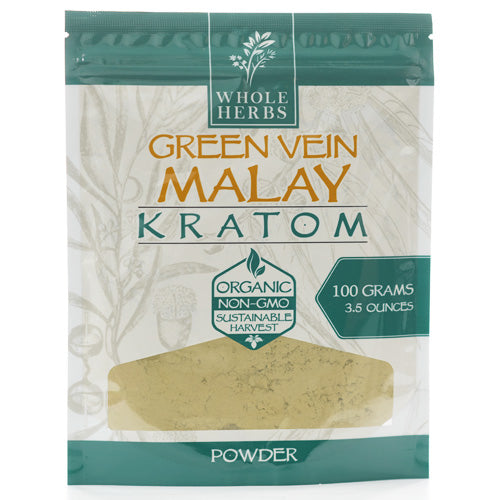 Whole Herbs Powders Kratom 100gr 3.5oz Green Vien Malay