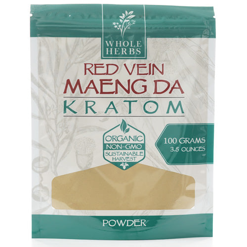 Whole Herbs Powders Kratom 100gr 3.5oz Red Vien Maeng Da