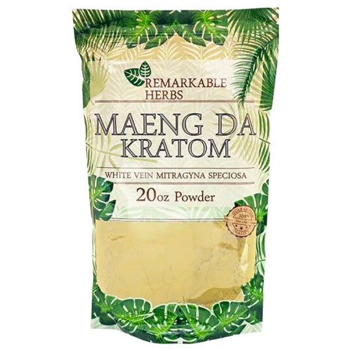 Remarkable Herbs Powders Kratom 20oz Maeng Da White