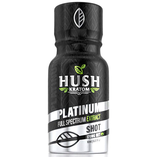 Hush Kratom Extracts & Drinks Kratom Shot 10ml Platinum