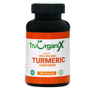 Truorganix Tablets & Caplets Organic Capsules 1500mg 120ct Tyrmeric