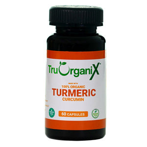 Truorganix Tablets & Caplets Organic Capsules 1500mg 60ct Tyrmeric