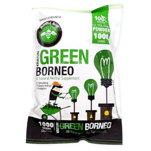 Bumble Bee Powders Kratom 1000gr Green Borneo
