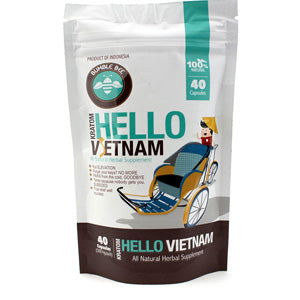 Bumble Bee Tablets & Caplets Kratom 40ct Hello Vietnam