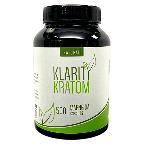 Klarity Kratom Tablets & Caplets Kratom 500ct Maeng Da