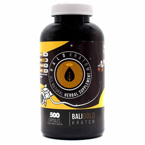 Halo Kratom Tablets & Caplets Kratom 500ct Bali Gold