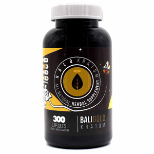 Halo Kratom Tablets & Caplets Kratom 300ct Bali Gold