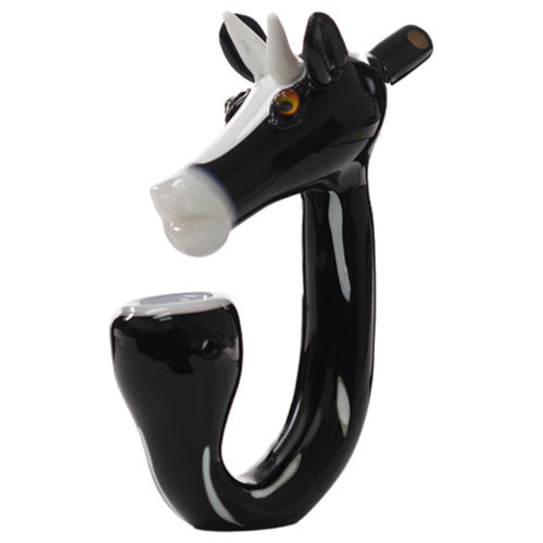 Unbranded Hand Pipe Giraffe (1545) Glass 5.0"