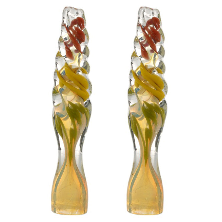 Unbranded Hand Pipe Twisted Cilli (2482) Glass 3.5"