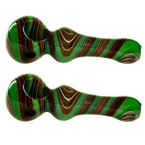 Unbranded Hand Pipe Wig Wag Art De luxe (2906) Glass 4.5"