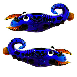 Unbranded Hand Pipe Scorpion (2936) Glass 4.5"