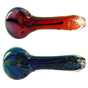 Unbranded Hand Pipe Frit & Color Art MIx (2940) Glass 3.0"